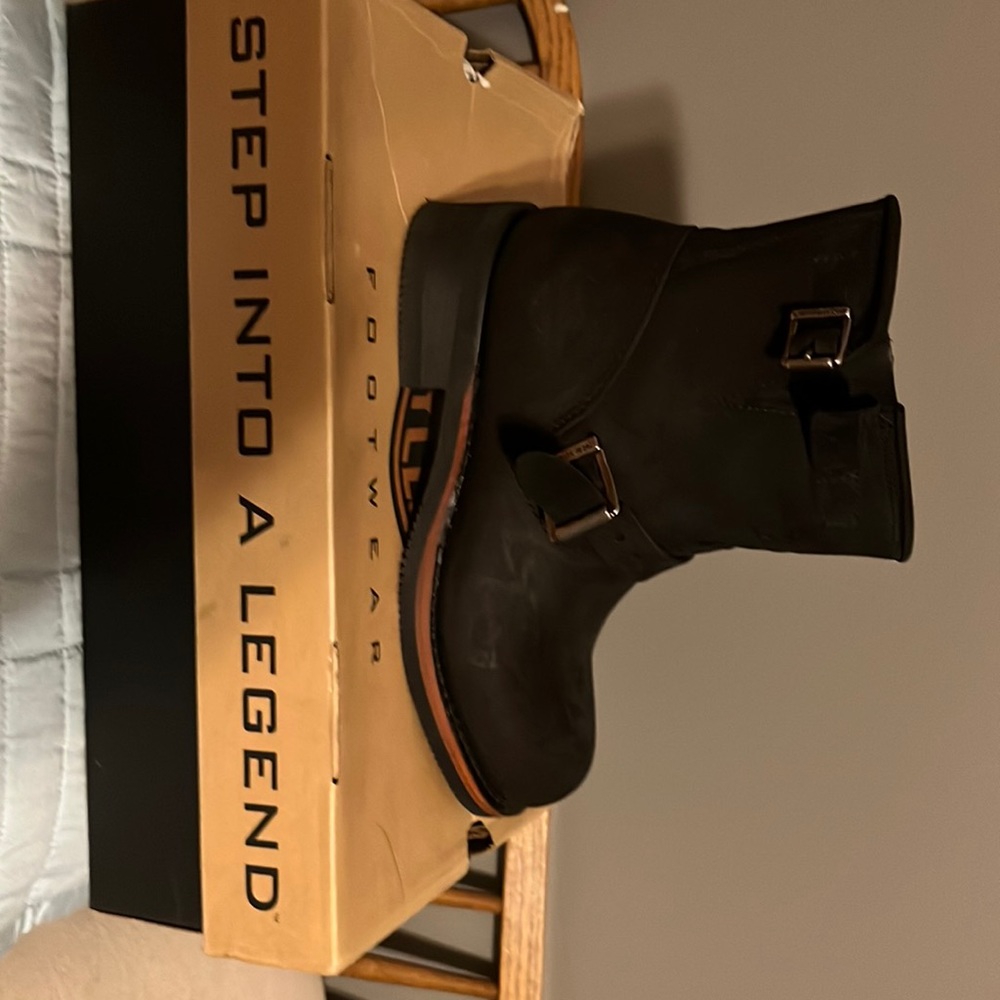 Harley Davidson boots—never worn
